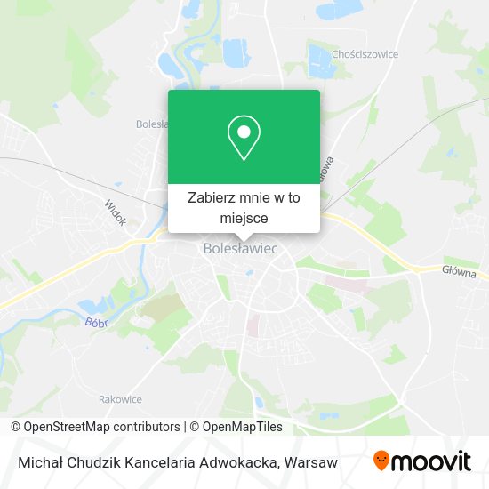 Mapa Michał Chudzik Kancelaria Adwokacka