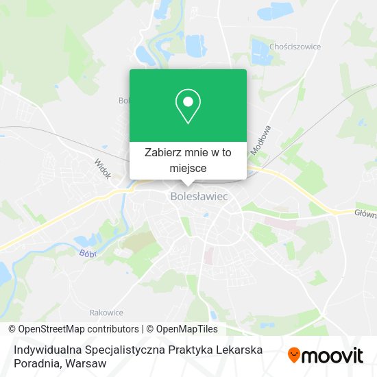 Mapa Indywidualna Specjalistyczna Praktyka Lekarska Poradnia