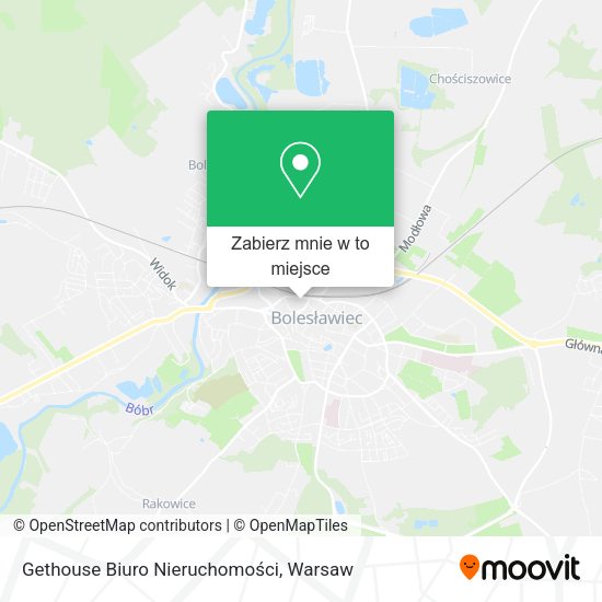 Mapa Gethouse Biuro Nieruchomości