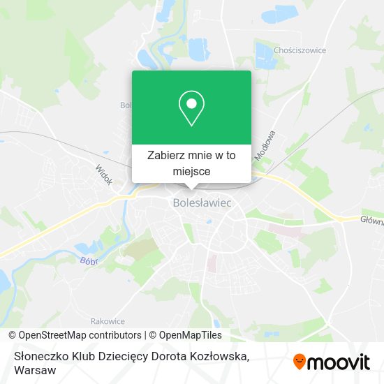 Mapa Słoneczko Klub Dziecięcy Dorota Kozłowska