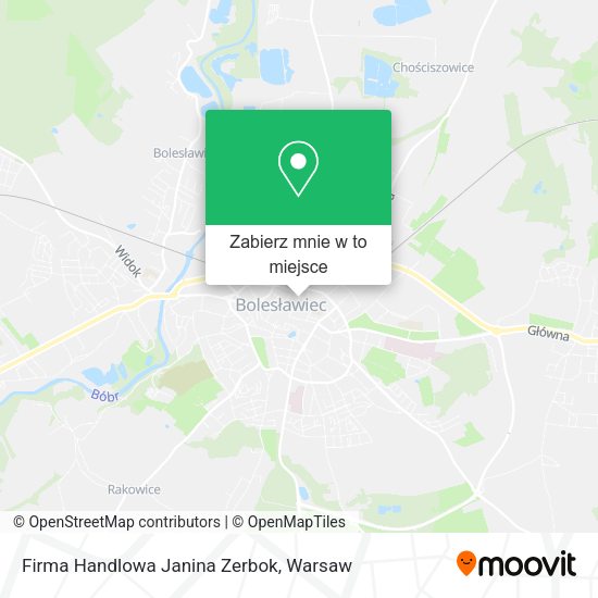 Mapa Firma Handlowa Janina Zerbok