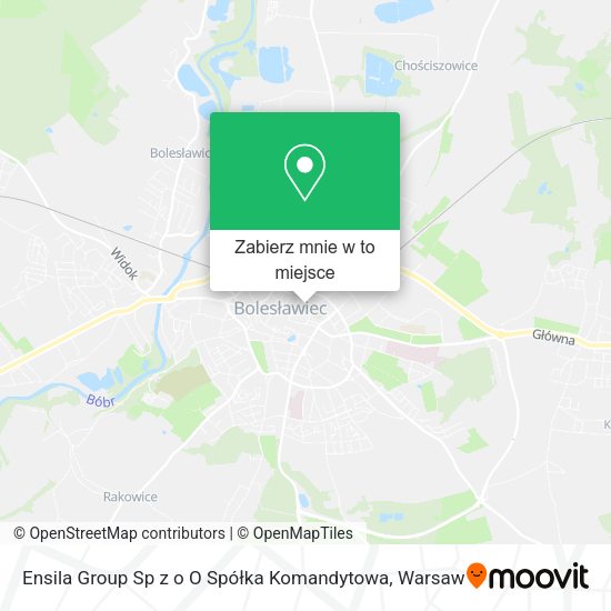 Mapa Ensila Group Sp z o O Spółka Komandytowa