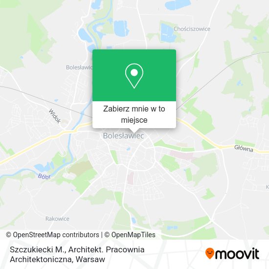 Mapa Szczukiecki M., Architekt. Pracownia Architektoniczna