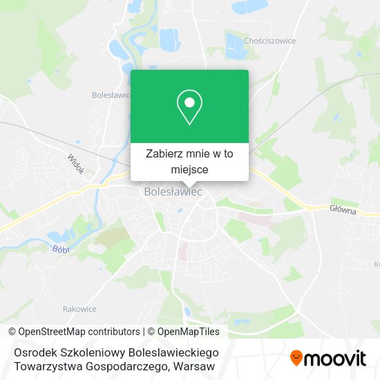 Mapa Osrodek Szkoleniowy Boleslawieckiego Towarzystwa Gospodarczego