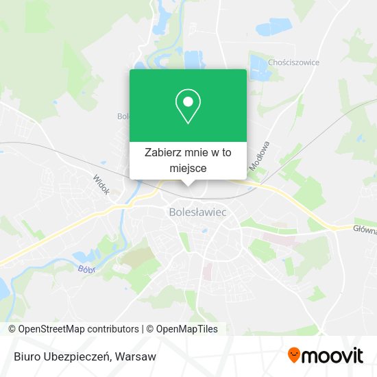 Mapa Biuro Ubezpieczeń