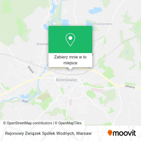 Mapa Rejonowy Związek Spółek Wodnych