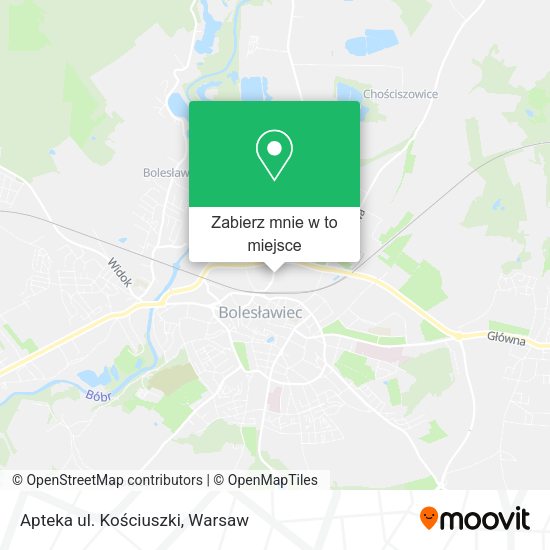 Mapa Apteka ul. Kościuszki