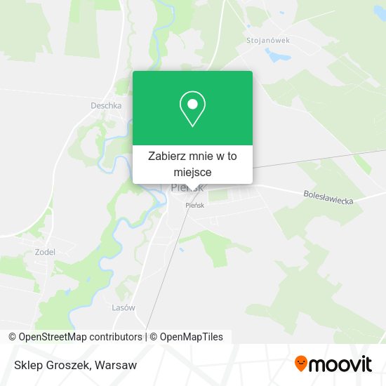 Mapa Sklep Groszek