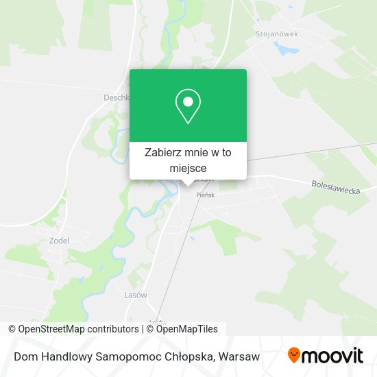 Mapa Dom Handlowy Samopomoc Chłopska