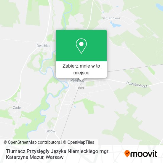 Mapa Tłumacz Przysięgły Języka Niemieckiego mgr Katarzyna Mazur