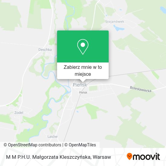 Mapa M M P.H.U. Małgorzata Kleszczyńska