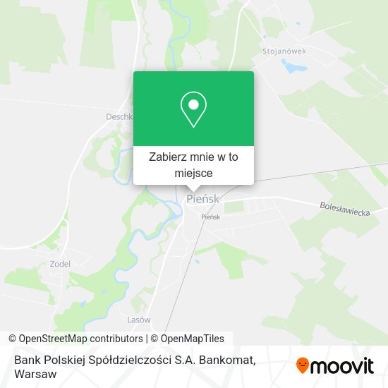 Mapa Bank Polskiej Spółdzielczości S.A. Bankomat