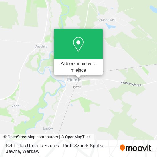 Mapa Szlif Glas Urszula Szurek i Piotr Szurek Spolka Jawna