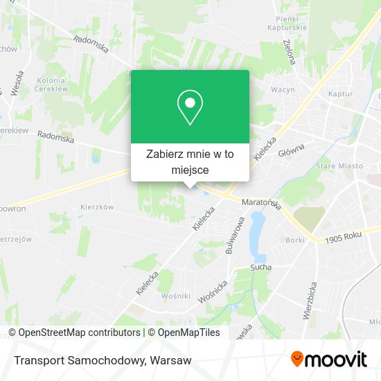 Mapa Transport Samochodowy