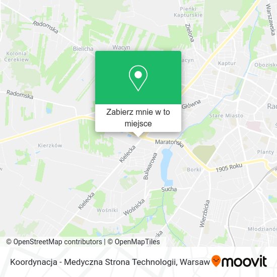 Mapa Koordynacja - Medyczna Strona Technologii