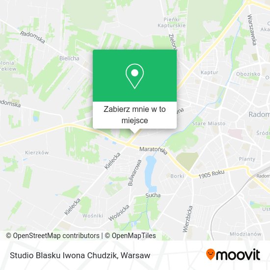 Mapa Studio Blasku Iwona Chudzik