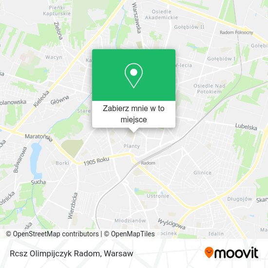 Mapa Rcsz Olimpijczyk Radom