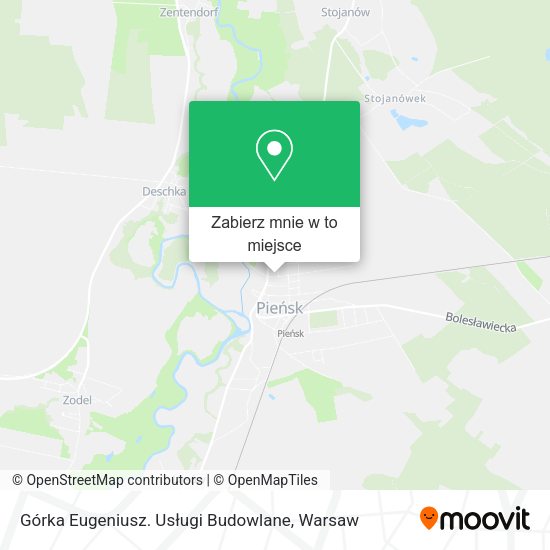 Mapa Górka Eugeniusz. Usługi Budowlane