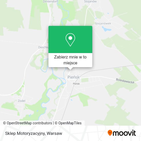 Mapa Sklep Motoryzacyjny