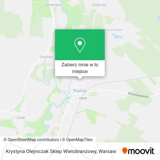 Mapa Krystyna Olejniczak Sklep Wielobranżowy