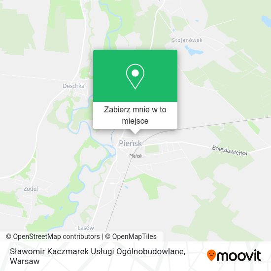 Mapa Sławomir Kaczmarek Usługi Ogólnobudowlane