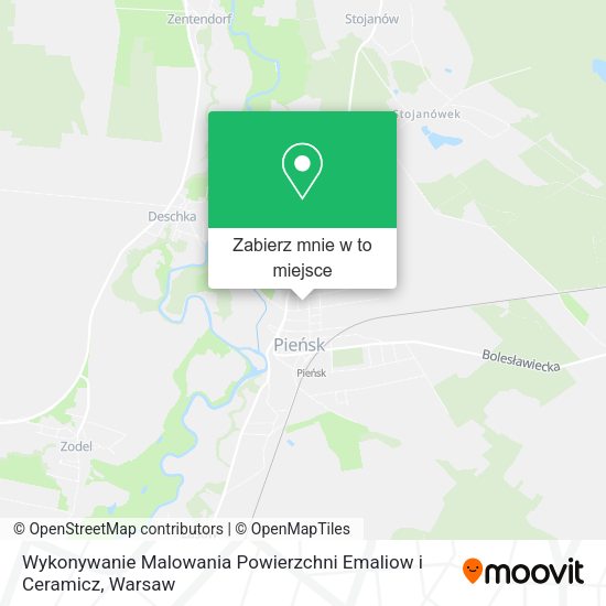 Mapa Wykonywanie Malowania Powierzchni Emaliow i Ceramicz