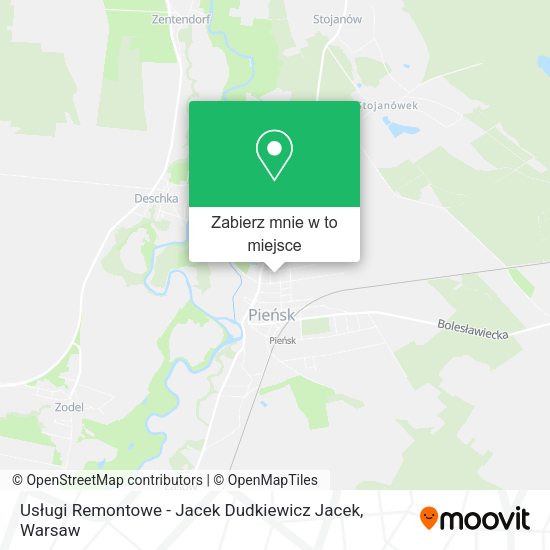 Mapa Usługi Remontowe - Jacek Dudkiewicz Jacek