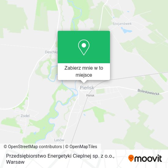 Mapa Przedsiębiorstwo Energetyki Cieplnej sp. z o.o.