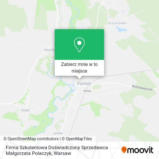 Mapa Firma Szkoleniowa Doświadczony Sprzedawca Małgorzata Polaczyk