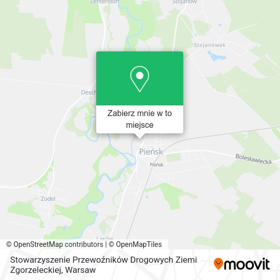 Mapa Stowarzyszenie Przewoźników Drogowych Ziemi Zgorzeleckiej