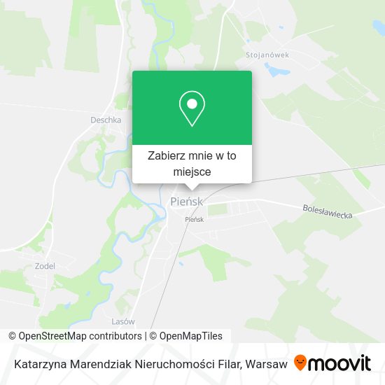 Mapa Katarzyna Marendziak Nieruchomości Filar