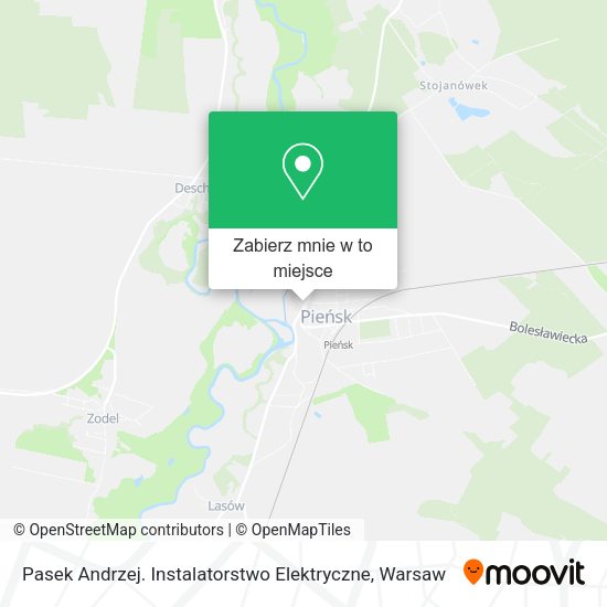 Mapa Pasek Andrzej. Instalatorstwo Elektryczne