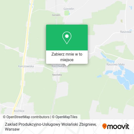 Mapa Zakład Produkcyjno-Usługowy Wolański Zbigniew