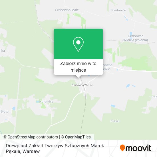 Mapa Drewplast Zakład Tworzyw Sztucznych Marek Pękala