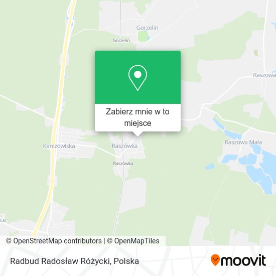 Mapa Radbud Radosław Różycki