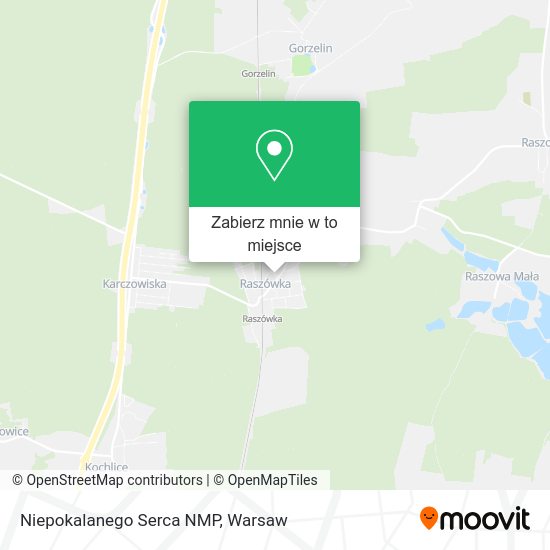 Mapa Niepokalanego Serca NMP