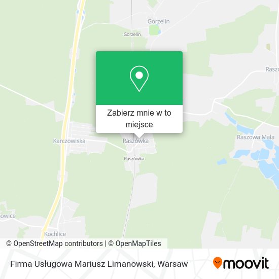 Mapa Firma Usługowa Mariusz Limanowski