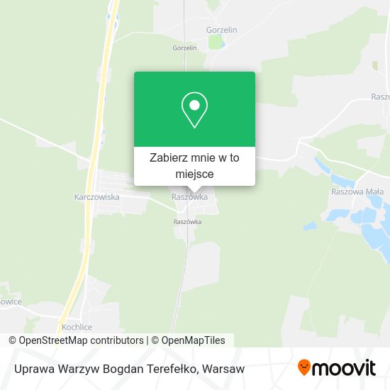 Mapa Uprawa Warzyw Bogdan Terefełko