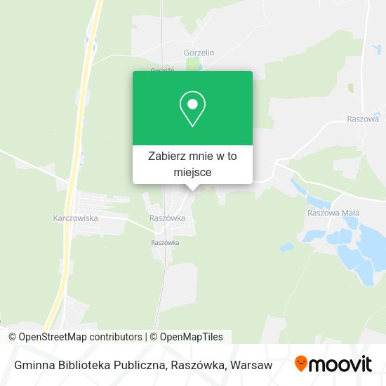 Mapa Gminna Biblioteka Publiczna, Raszówka