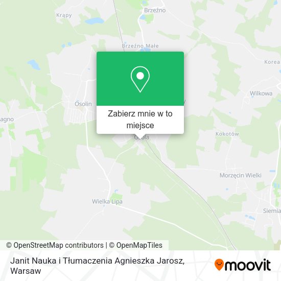 Mapa Janit Nauka i Tłumaczenia Agnieszka Jarosz