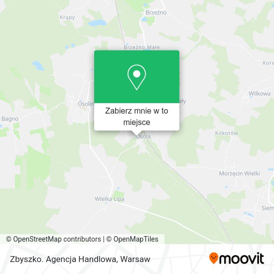 Mapa Zbyszko. Agencja Handlowa