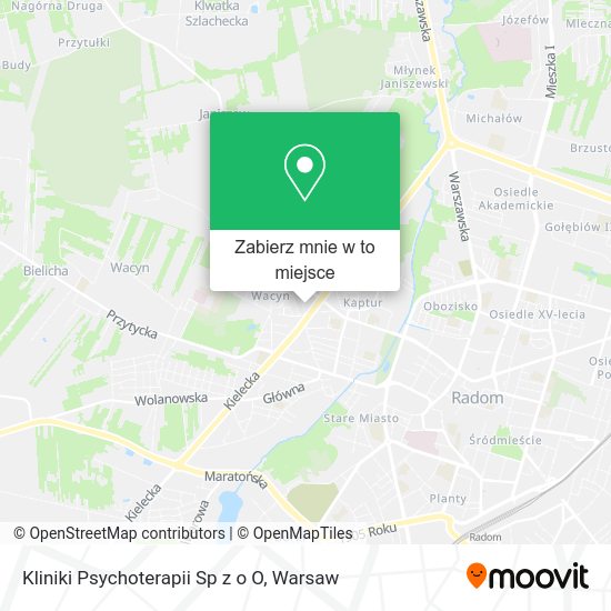 Mapa Kliniki Psychoterapii Sp z o O