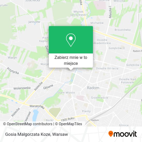 Mapa Gosia Malgorzata Koze