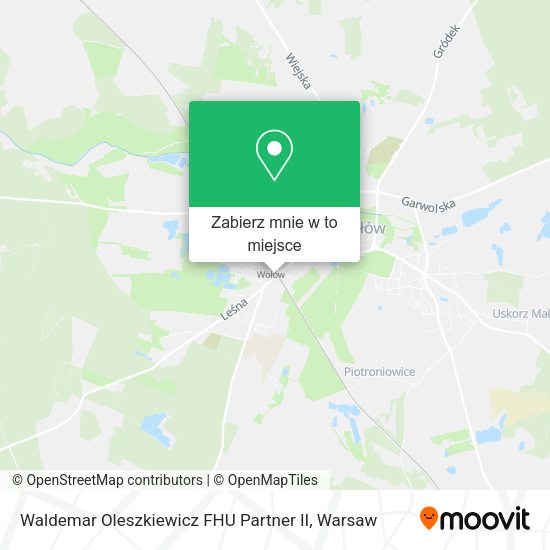 Mapa Waldemar Oleszkiewicz FHU Partner II