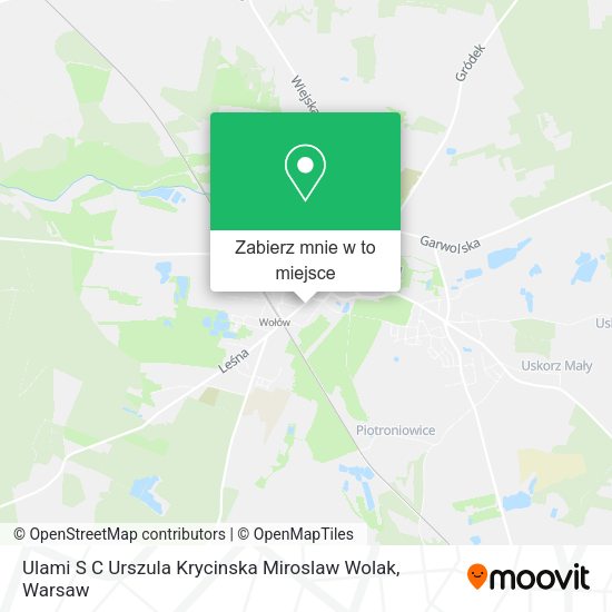 Mapa Ulami S C Urszula Krycinska Miroslaw Wolak