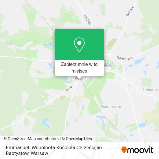 Mapa Emmanuel. Wspólnota Kościoła Chrześcijan Babtystów