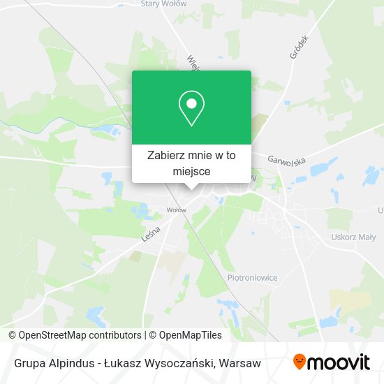 Mapa Grupa Alpindus - Łukasz Wysoczański