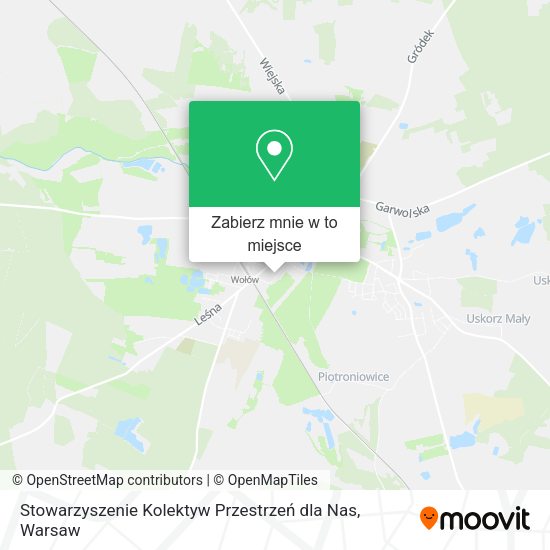 Mapa Stowarzyszenie Kolektyw Przestrzeń dla Nas