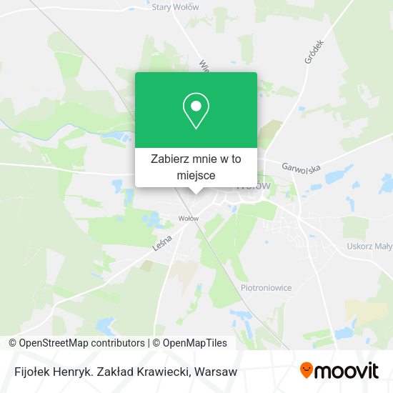 Mapa Fijołek Henryk. Zakład Krawiecki