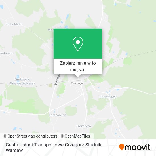 Mapa Gesta Usługi Transportowe Grzegorz Stadnik